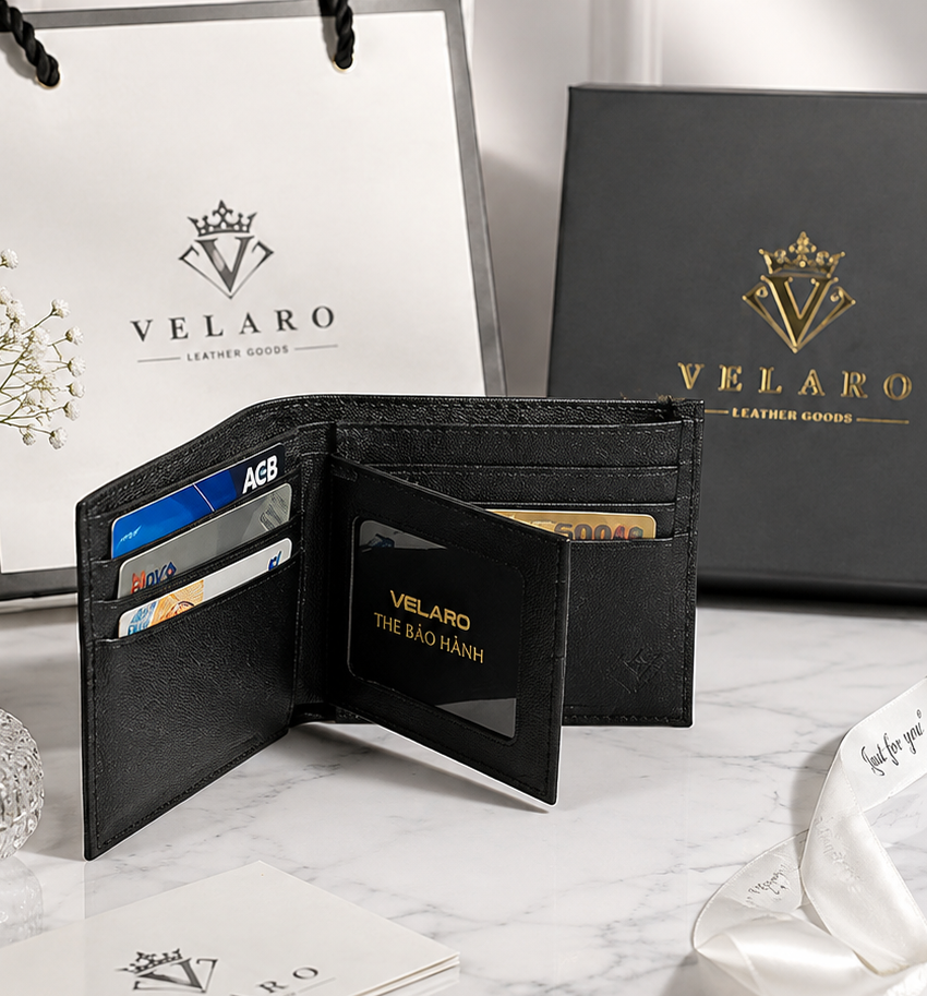 Ví Ngang VELARO Monarch Saffiano - Ảnh 5